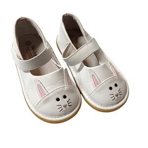 Wee Squeak White Rabbit Mary Janes - 12